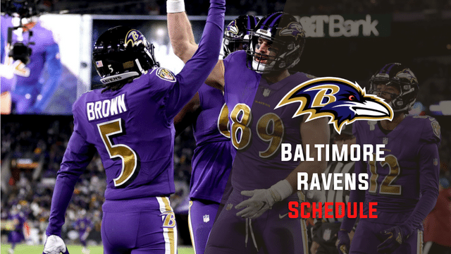 Baltimore Ravens Schedule 2023-2024: Dates, Times, TV Channels