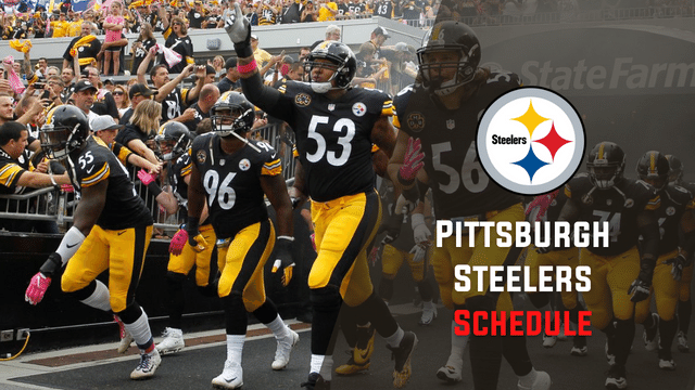 Pittsburgh Steelers Schedule 2022