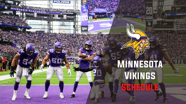Minnesota Vikings Schedule 2023-2024: Dates, Times, TV Channels
