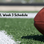 NFL Week 3 Schedule