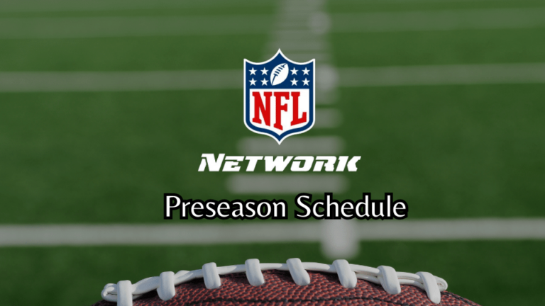 NFL Network Preseason Schedule 2023