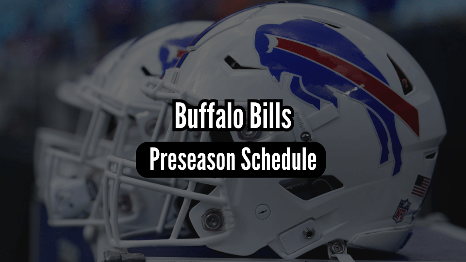 Buffalo Bills Preseason Schedule 2023 NFL Playoff Pass