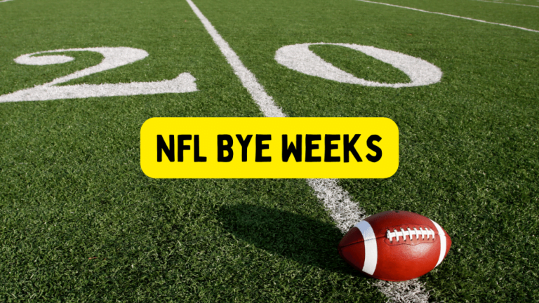 NFL Bye Weeks 2023-2024: Schedule, Teams & Printable