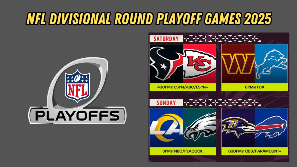 2025 NFL Divisional Round Playoff Games