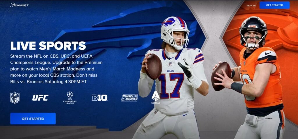 2026 NFL Games on Paramount Plus