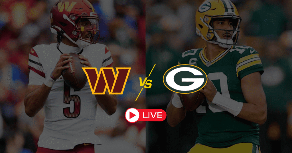 Commanders vs Packers live