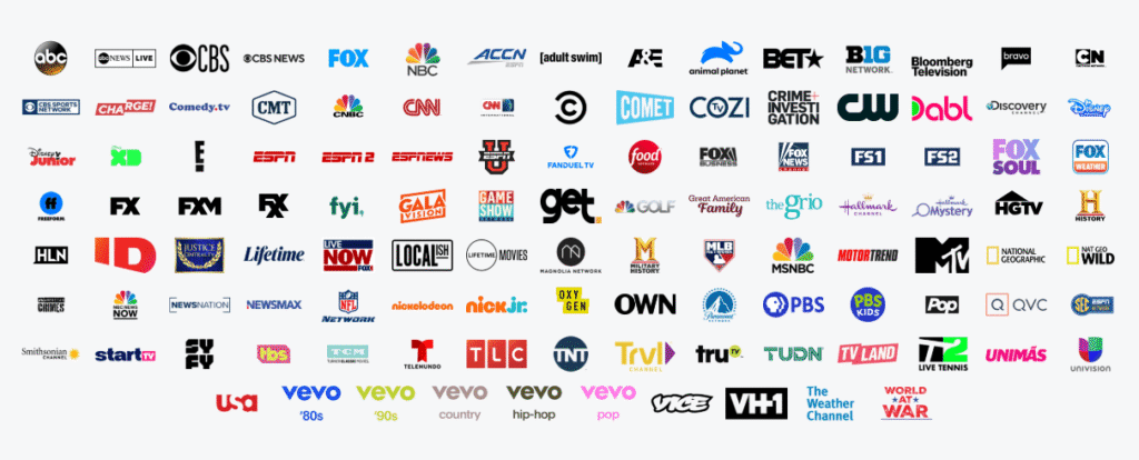 Hulu + Live TV Channels
