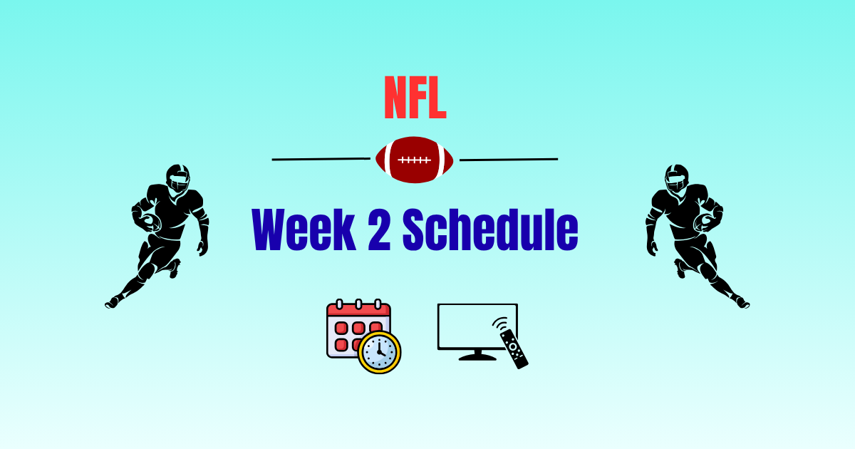NFL Week 2 Schedule