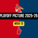 NFL Playoff Picture 2025 Week 13