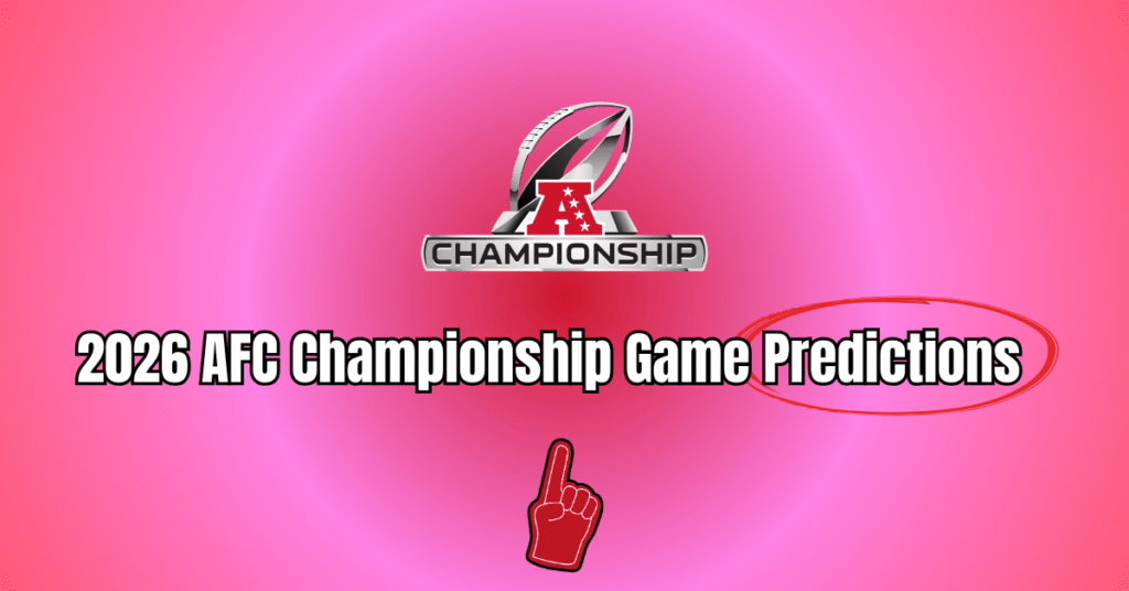 2026 AFC Championship Game Predictions