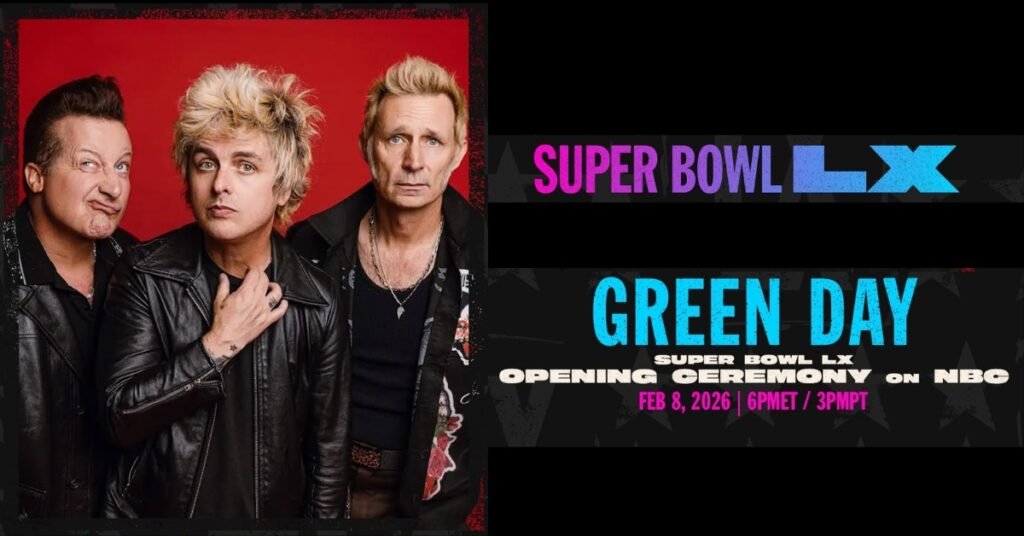 Green Day Performance at the Super Bowl 2026 Opening Ceremony