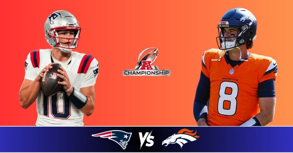 New England Patriots vs Denver Broncos AFC Championship Game