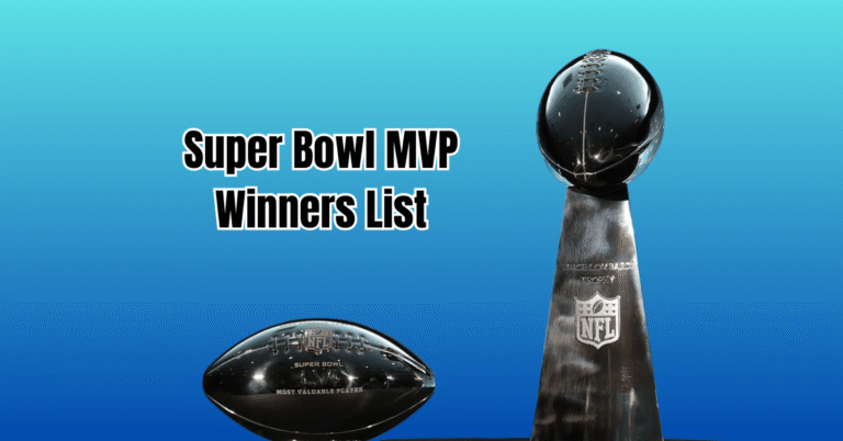 Super Bowl MVP Winners List