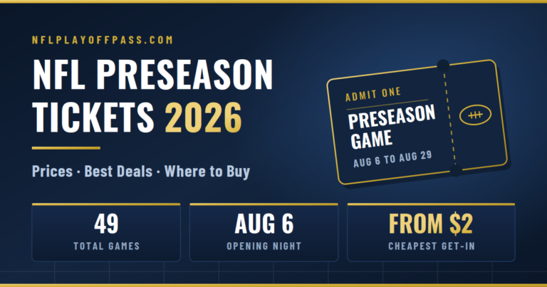 NFL Preseason Tickets 2026